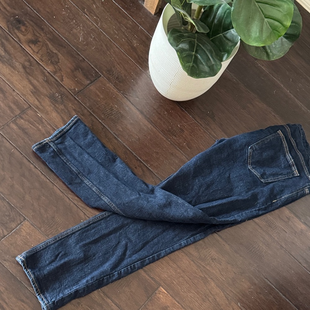Old Navy Dark Blue Slim Straight Men's Jeans 36x32